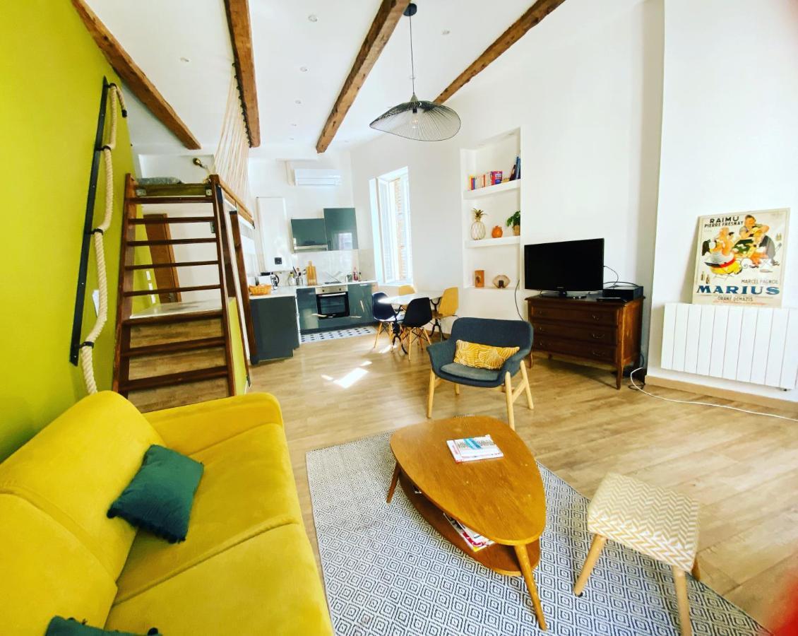 Vaste Et Charmant Loft Climatise Au Coeur De Marseilles Exterior foto